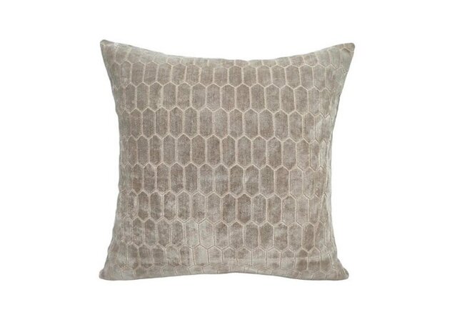 Honeycomb Large Cushion - Taupe