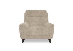 Dreamer Fabric Power Recliner Chair with Power Headrest - Cream