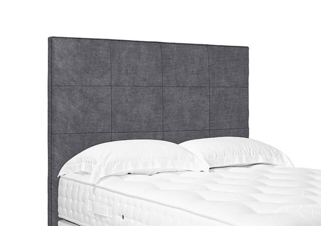 Artisan Collection Elwood High Floor Standing Headboard - King Size - Aston Steel