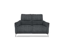 Daytona 2 Seater Fabric Power Recliner Sofa with Bluetooth Speaker - Anivia Dark Grey