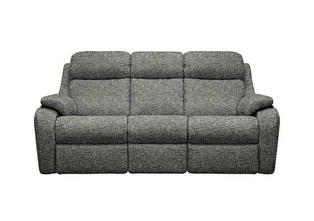 G Plan - Kingsbury 3 Seater Fabric Sofa - No Recliner - Remco Slate