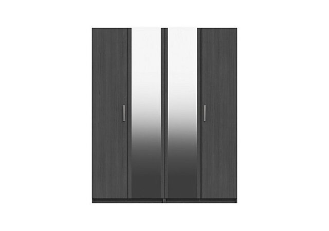 London Bedrooms - Waterloo 4 Door Wardrobe with 2 Mirrors - Bedroom Furniture - In Time for Christmas