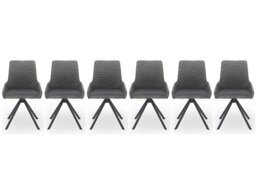 Matteo Set of 6 Velvet Dining Chairs