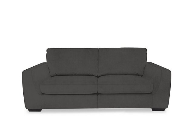 Dinky Fabric 3 Seater Sofa with Power Recliner - Opulence Granite