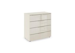 Rauch - Haven 3+2 Drawer Décor Chest with Glass Front