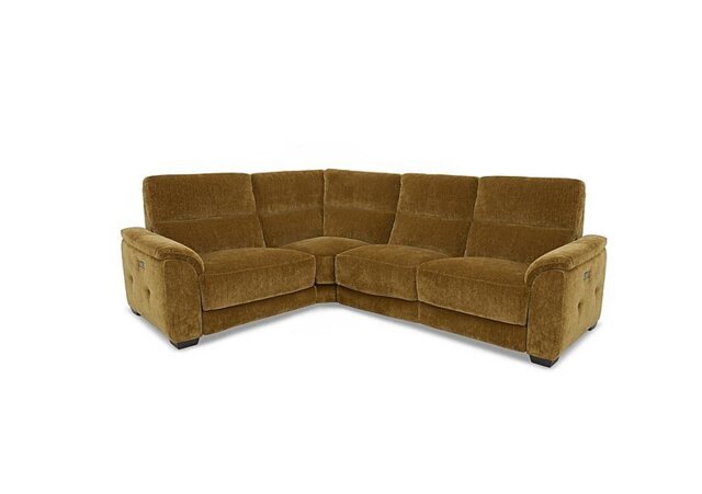 Saffron Small Fabric Power Recliner Left Hand Facing Corner Sofa - Sofas and Armchairs - In Time for Christmas