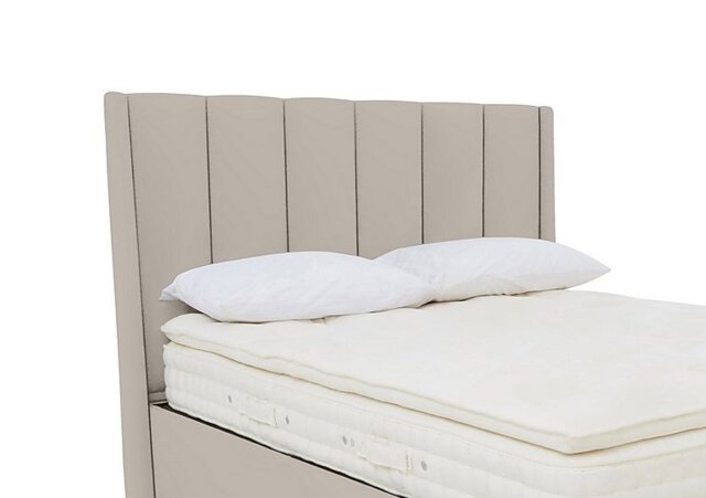 Artisan Collection Ryo High Floor Standing Headboard - Double - Seven Ivory