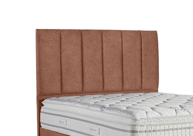 Sleepeezee - Spire Floor Standing Headboard - King Size - Burnt Orange
