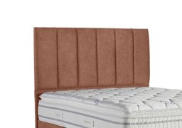 Sleepeezee - Spire Floor Standing Headboard - King Size - Burnt Orange