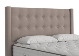 Meadow Floor Standing Headboard - Super King - Luxury Mink