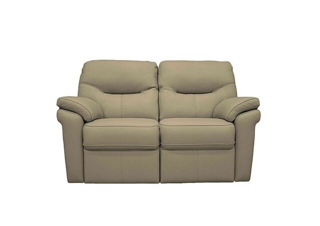 G Plan - Seattle 2 Seater Leather Power Recliner Sofa with Power Lumbar - Cambridge Taupe