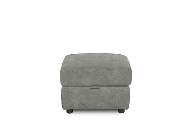 Sloane Fabric Storage Footstool - Marble Stone