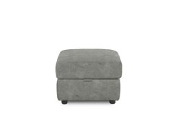 Sloane Fabric Storage Footstool - Marble Stone