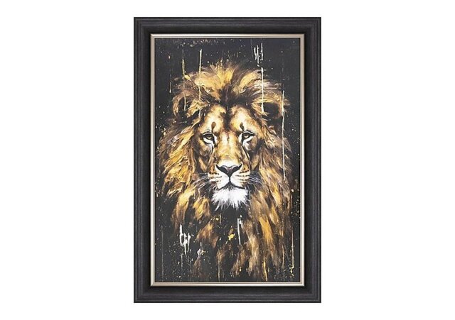 Leo Lion Large Framed Picture