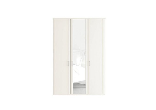 Wiemann - Oxford 3 Door Hinged Wardrobe with Mirror - White