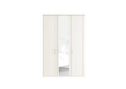 Wiemann - Oxford 3 Door Hinged Wardrobe with Mirror - White