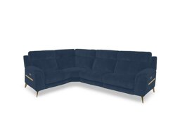 Eclipse Small Fabric Power Recliner Left Hand Facing Corner Sofa with Power Headrests