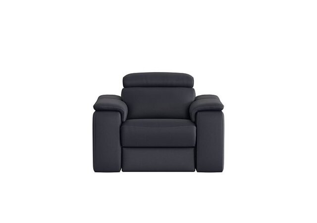 Nicoletti - Davide Leather Armchair - Torello Blu
