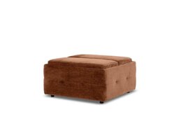 Monarch Fabric Tray Storage Footstool