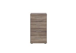 Wiemann - Oxford 4 Drawer Narrow Chest - Rustic Oak