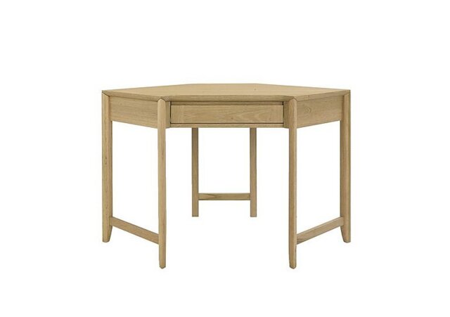 Duplex Corner Desk - Oak