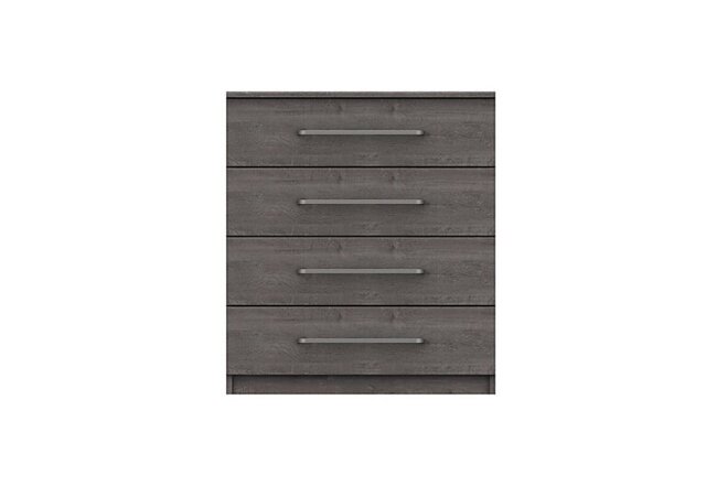London Bedroomsfriars 4 Drawer Chest - Dark Grey Oak