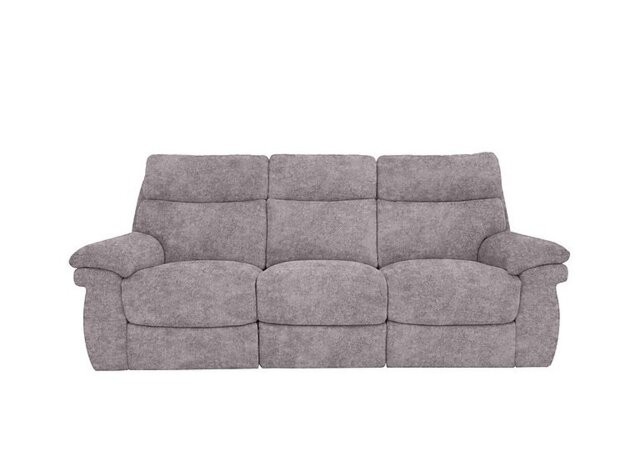Comfort Story - Serene 3 Seater Fabric Power Recliner Sofa with Power Headrests - Grey