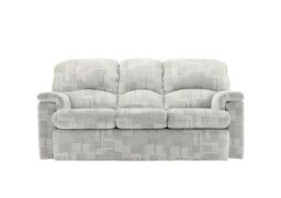 G Plan - Chloe 3 Seater Fabric Sofa - No Recliner - Lydia Blush