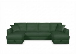 World of Leather - Nest Large NC Leather U-Shaped Corner Sofa with Double Storage Chaises