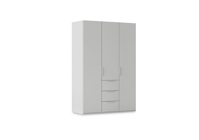 Rauch - Haven 151cm 3 Door Combi Wardrobe with Décor Doors - Silk Grey/Silk Grey Front