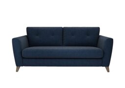 The Lounge Co. - Hermione 3 Seater Fabric Sofa - Damson Jam