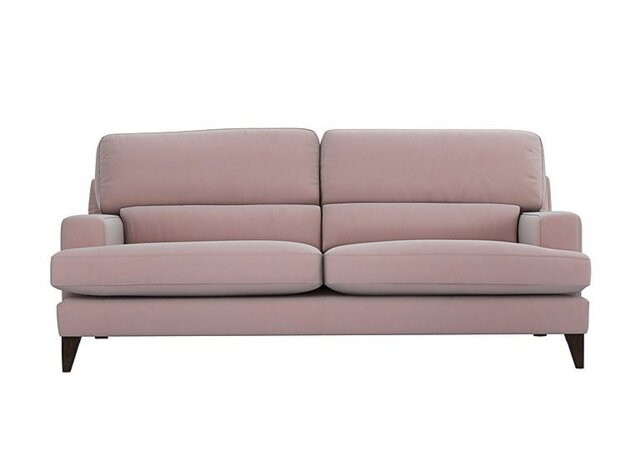 The Lounge Co. - Romilly 4 Seater Fabric Foam Fill Sofa - Cotton Candy