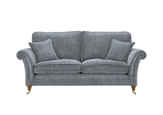 Parker Knoll - Burghley Large 2 Seater Fabric Sofa - Dash Blue
