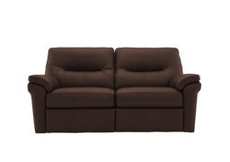 G Plan - Seattle 2.5 Seater Leather Power Recliner Sofa with Heated Seats - Capri Oak