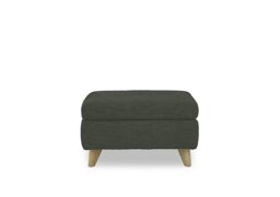 Malmo Fabric Coffee Table Storage Footstool - R352 Forest Green
