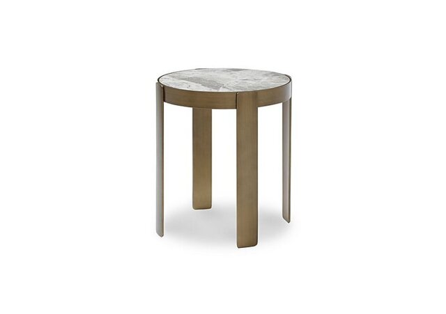 Bronze Round Lamp Table