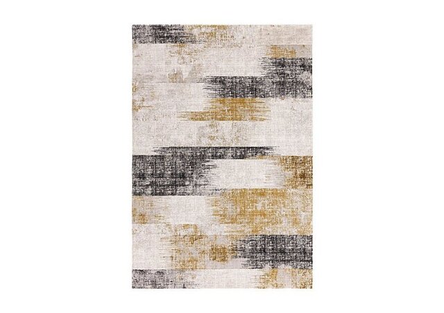 Kuza Lines Rug - 200cm-x-290cm - Gold