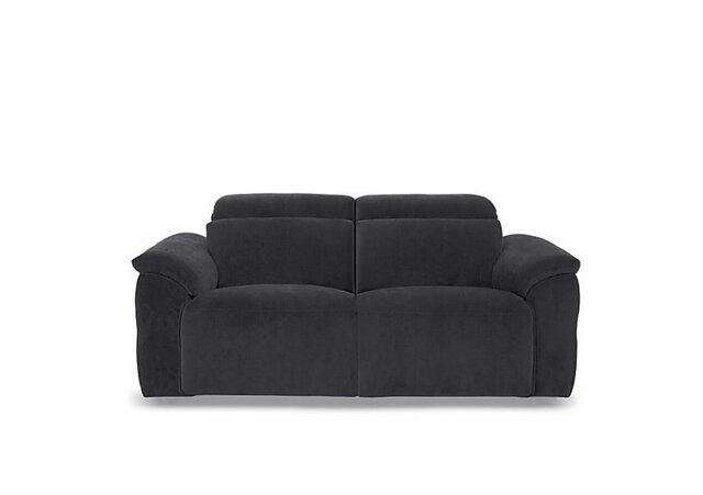 Dolomite 3 Seater Fabric Sofa with Power Recliner - Iron Grey