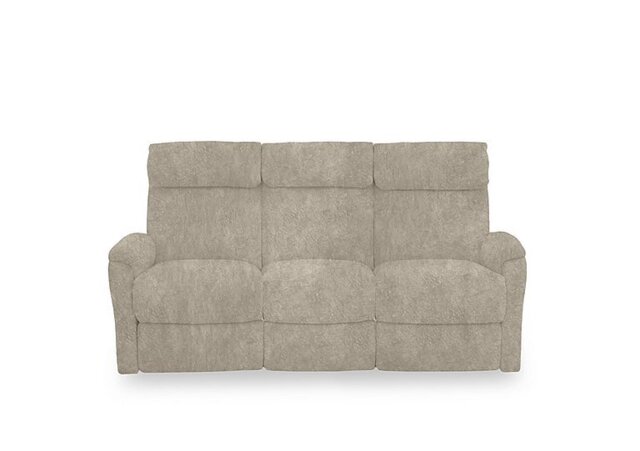 Compact Collection Titch Fabric 3 Seater Power Recliner Sofa - Cream