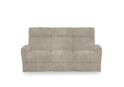 Compact Collection Titch Fabric 3 Seater Power Recliner Sofa - Cream