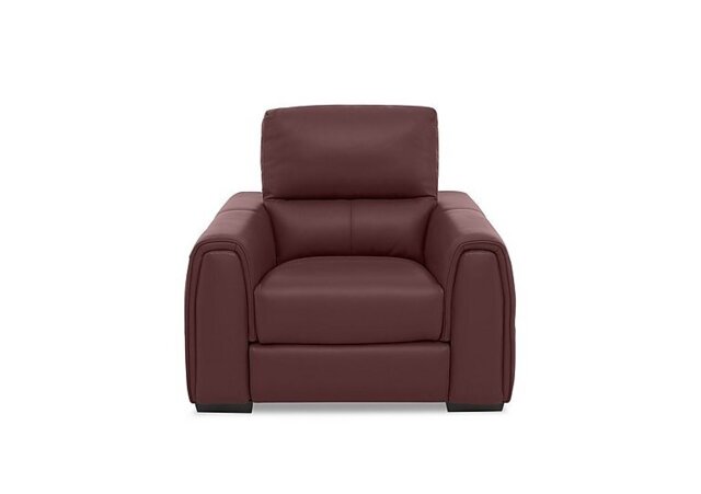 World of Leather - Flex NC Leather Armchair - NC Deep Red