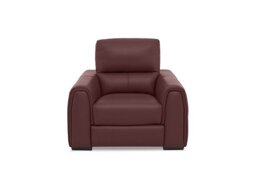World of Leather - Flex NC Leather Armchair - NC Deep Red