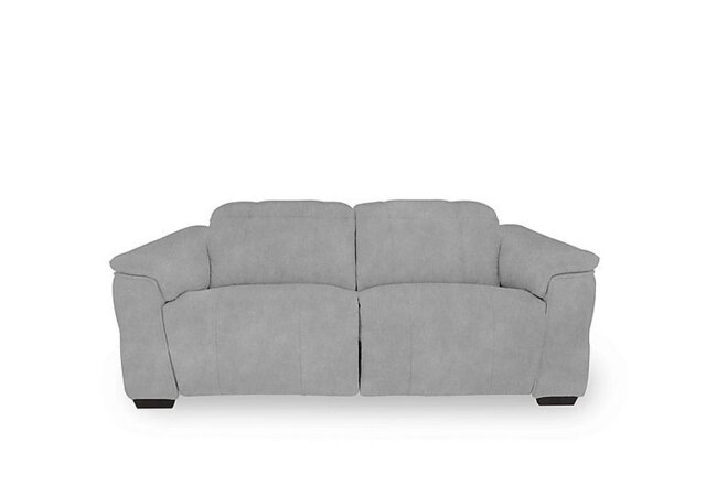 Inca Fabric 2 Seater Power Recliner Sofa with Power Headrests - Dexter Smoke