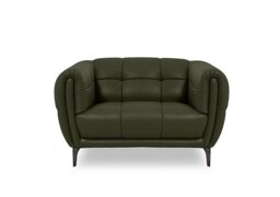 Ideal Home - Sienna NC Leather Cuddler Chair - Oslo Pine