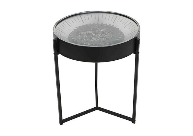 Palladium Side Table - Black Legs