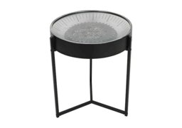 Palladium Side Table - Black Legs