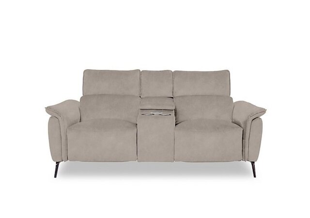 Jude Fabric 2 Seater Power Recliner Sofa with Smart Console, Power Headrests and Power Lumbar - Dexter Ivory