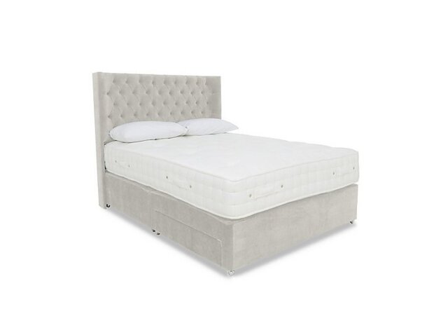 Highgrove - Sanctum Nature 2000 2 Drawer Divan Set with Harding Headboard - Small Double - Aston Linen