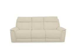Comfort Story - Chill BV Leather 3 Seater Power Recliner Sofa - BV Bisque