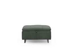 Gisella Fabric Storage Footstool - Manhattan Pine